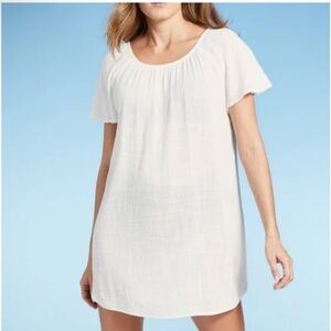 Kona Sol White Swim Coverup